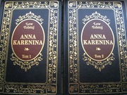Lew Tołstoj, Anna Karenina - komplet tom 1 i 2, Ex Libris