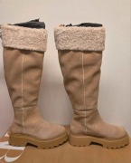 Buty kozaki Zara 38 Damskie 