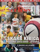 Skarb Kibica 2003/04 wiosna polska składy almanach rocznik piłkarski