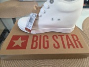 Big Star nowe białe sneakersy koturn r. 38 