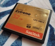 Karta pamięci CompactFlash CF SanDisk Extreme 32GB 120 MB/s UDMA7