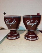 Pucharki do kawy lodów deserów niemiecke porcelana