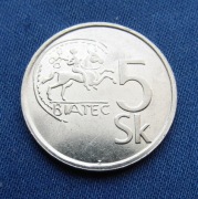 489. SŁOWACJA 5 KORON 1993. KM 14