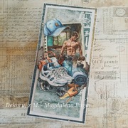 Kartka, ręcznie robiona, urodziny, imieniny, 18