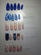 Tipsy set sztuczne paznokcie 