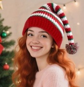 Święta Prezent Mikołaj Czapka 