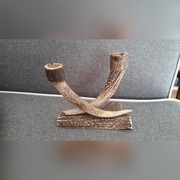 Świecznik z poroźa