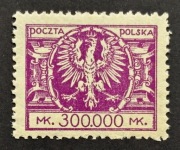 Fi 178 ** Duży orzeł na tarczy barokowej - gwarancja PZF L810