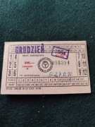 Bilet PKS miesięczny 1984 grudzień 