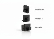 Nowoczesny Wieszak Ścienny Loft – Ukryty Montaż – 3 Modele I Komplet Śrub