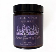 Świeca sojowa lawenda 180 ml handmade szkło prezent