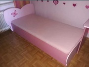 Łóżko +stelaż +materac 90 x 200