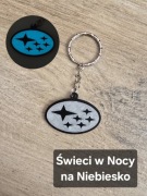 Breloczek Subaru - Świeci w Nocy! 3d - Druk3d fidget Keychain mixGadzet