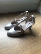 KOTYL 7079 perła beż - Taneczne czółenka,39