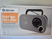 Denver TR-51 – przenośne retro radio FM - szary kolor
