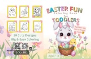 EASTER FUN COLORINGO BOOK FOR TOODLERS AGES 1-4/ FILE PDF