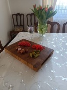 Deska sztorcowa dębowa 42x27x4,2 cm