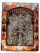 Stara ikona Krucyfix. 