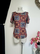 125. Luźna bluzka damska oversize boho S M 36 38