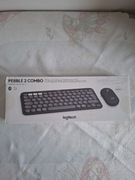 Klawiatura Logitech Peeble 2 Combo +Mysz 