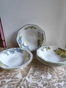 Talerze obiadowe. 6 sztuk. Churchill. Anglia.