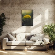 Fotoobraz na płótnie 50x70 – Mniszek żółty zielony | Natura | Prezent