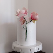 Kwiaty papierowe waflowe