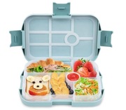 Pudełko na lunch Śniadaniówka pojemnik na posiłki 6 przegródek Free BPA