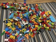 Klocki DUPLO >10kg + tory i kolejki >5kg