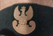BERET STRZELCA bezszwowy zielony ORZEŁ HAFT roz 48