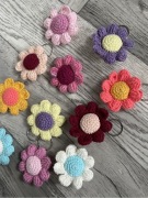 Breloczek kwiatek ręcznie robiony