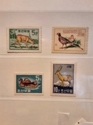 Korea 1959  Mi 205-8  seria  ptaki jeleń  czysty idealny 40€