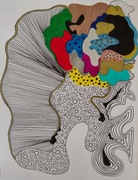 Obraz abstrakcja ręcznie wykonany