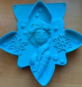 DISNEY silikonowa forma FROZEN ELZA KRAINA LODU 29X28cm