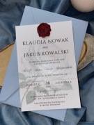 Zaproszenie jednokartkowe