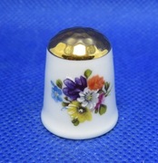 Naparstek Kolekcjonerski Porcelanowy W Kronach  - Kwiaty 