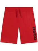 HUGO kids dresowe spodenki bermudy logo