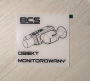 Tabliczka OBIEKT MONITOROWANY pleksa 12x12