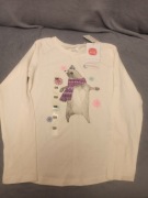 Nowa z metkami bluzka świąteczna 128 dziewczęca