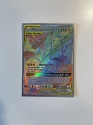 Karta Pokemon Pilkachu & Zekom Rainbow tag team 