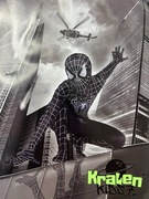 Strój Kostium Przebranie Spiderman Czarny
