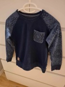 134 Rebel niebieska granatowa bluza z długim rękawem długi rękaw dziecięca