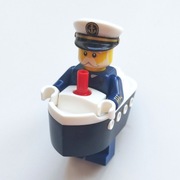 Lego Minifigurka 71034 col23-10 col407 Ferry Captain/Kapitan