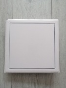 Metalowe białe drzwiczki rewizyjne kominowe do liczników rewizja 