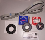 Zestaw naprawczy pralki Samsung łożyska / simmering / pasek / smar