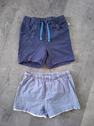2 pary krótkich spodenek chłopięcych 86 cm