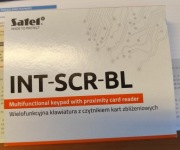INT-SCR-BL Wielofunkcyjna klawiatura z czytnikiem kart zbliżeniowych