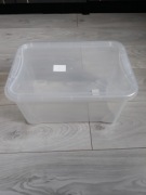 POJEMNIK Z TWORZYWA REGALUX  CLEAR BOX XS 