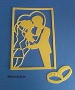 panel - para młoda z obrączkami x 2