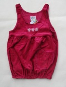 Sukienka bez rękawów sztruksowa bombka 92